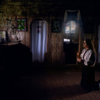 Fotografie getiteld "Penitence" door Grigore Roibu, Origineel Kunstwerk, Digitale fotografie