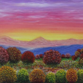 「Valley」というタイトルの絵画 Serguei Borodoulineによって, オリジナルのアートワーク, オイル
