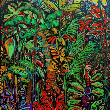 Peinture intitulée "Run Out 1" par Baptiste Laurent, Œuvre d'art originale, Acrylique Monté sur Châssis en bois