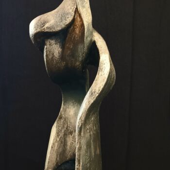 Sculpture titled "Théagène" by Zou.Sculpture, Original Artwork, Terra cotta