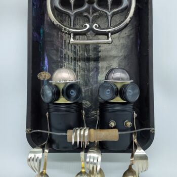 "black contemporary…" başlıklı Heykel Branimir Misic tarafından, Orijinal sanat, Metaller