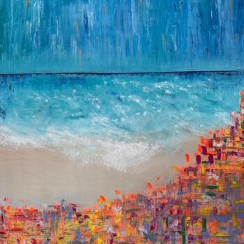 Painting titled "Barcelona" by Eda Groneberg, Original Artwork, Oil