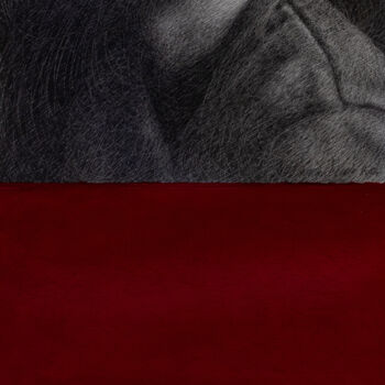 Drawing titled "Nel Profondo 2" by Nicola De Luca, Original Artwork, Graphite Mounted on Wood Panel