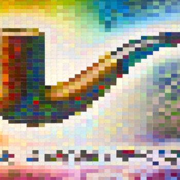 Collages titled "Pipe" by Xavier Caille, Original Artwork, Collages