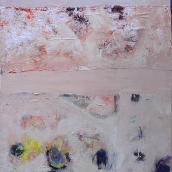 Painting titled "White world" by Ihor Melnyk, Original Artwork, Oil Mounted on Wood Stretcher frame