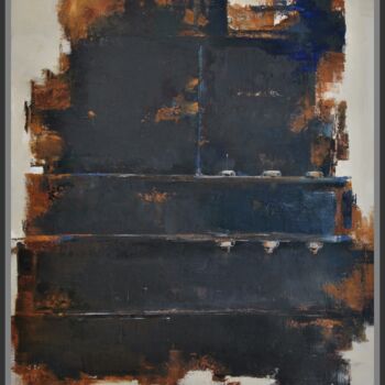 Peinture intitulée "Art of rust" par Jicé, Œuvre d'art originale, Huile