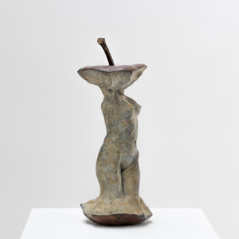 Sculptuur getiteld "Il torsolo di Adele…" door Antonio Tropiano, Origineel Kunstwerk, Bronzen