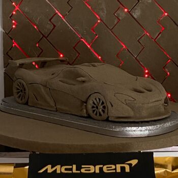 Sculpture titled "P1 GTR McLaren SAR" by Stilear, Original Artwork, Stone