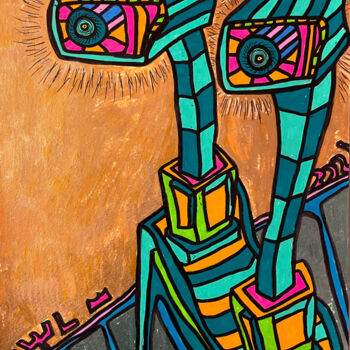 Drawing titled "Alcove and sweet so…" by Christophe Verger-Lecocq, Original Artwork, Marker