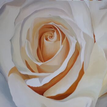 Painting titled "The elegant way" by Sylvia Eder, Original Artwork, Acrylic Mounted on Wood Stretcher frame