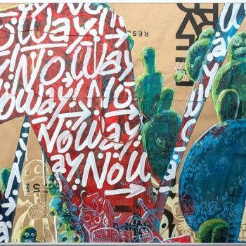 Peinture intitulée "No Way!" par Alexander Mikhaylov, Œuvre d'art originale, Acrylique Monté sur Carton