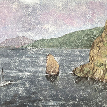 제목이 "Seascape, Bear Moun…"인 미술작품 Lola Marinn로, 원작, 기름