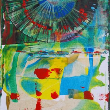 Painting titled "matin joyeux" by Armand Latournald, Original Artwork, Acrylic