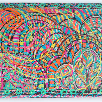 Peinture intitulée "Spirits S ~ НАСТРОЕ…" par Anatolii Zhamoido, Œuvre d'art originale, Gouache