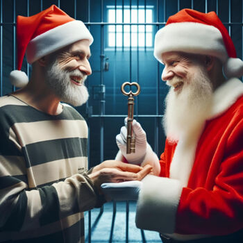 Digital Arts titled "The Key to Freedom:…" by Alberto Capitani, Original Artwork, AI generated image