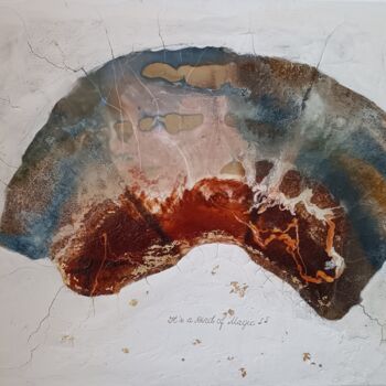 Schilderij getiteld "It's a Kind of Magic" door Elke Eiermann, Origineel Kunstwerk, pigmenten Gemonteerd op Andere stijve pa…