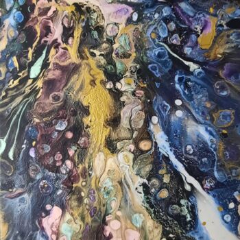 Peinture intitulée "Acrylique 34/2024" par Marie-Christine Maudet, Œuvre d'art originale, Acrylique Monté sur Châssis en bois