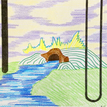 Dessin intitulée "Untitled (Drawing 0…" par Rick Fraterman, Œuvre d'art originale, Crayon