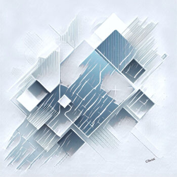 Digital Arts titled "Antarctique 2" by Corinne Sassi (Cjr sassi), Original Artwork, 2D Digital Work