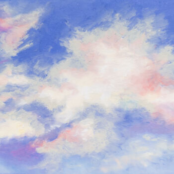 Pittura intitolato "Skyscape #1" da Katherine Pieniazek, Opera d'arte originale, Pastello