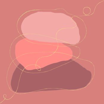 数字艺术 标题为“Zen Minimalism. Nat…” 由Vafa Majidli, 原创艺术品, 数字油画