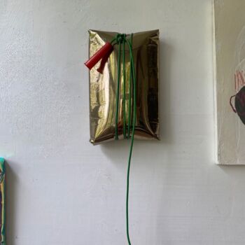 Painting titled "Packaging art No1" by Maria Buduchikh, Original Artwork, Plaster