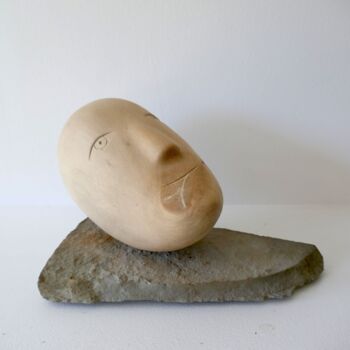 Sculpture titled "Deep sky" by Liquette-Gorbach, Original Artwork, Wood