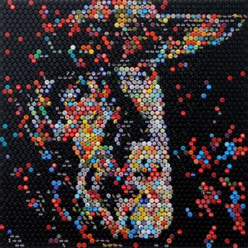 Collages titled "Udo Lindenberg 2024" by Henning Leuschner, Original Artwork, Collages