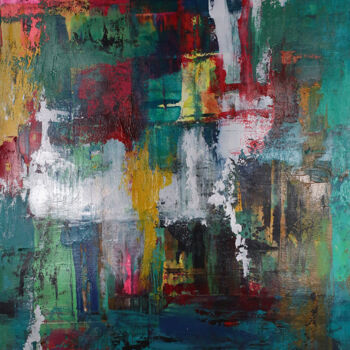 Peinture intitulée "Tostada quemada" par Peter Kilb, Œuvre d'art originale, Acrylique