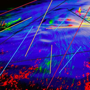 Photographie intitulée "ORGANIC COLOR SEVEN" par Patrick Hesnard, Œuvre d'art originale, Photographie numérique
