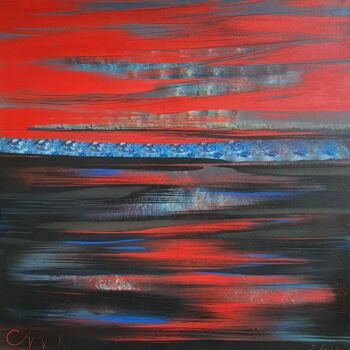 Pittura intitolato "Reflection 2014" da Katsiaryna Sumarava, Opera d'arte originale, Olio