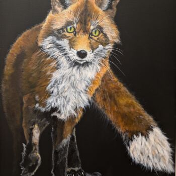 Painting titled "Acrylic Painting "N…" by Elena Danner, Original Artwork, Acrylic