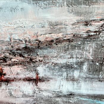 Peinture intitulée "Les flots" par Diane Breton, Œuvre d'art originale, Acrylique Monté sur Châssis en bois