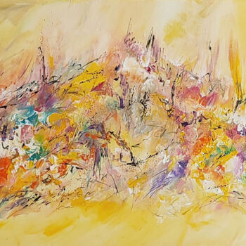 Peinture intitulée "Couleurs et lumière…" par Âme Sauvage, Œuvre d'art originale, Acrylique Monté sur Châssis en bois
