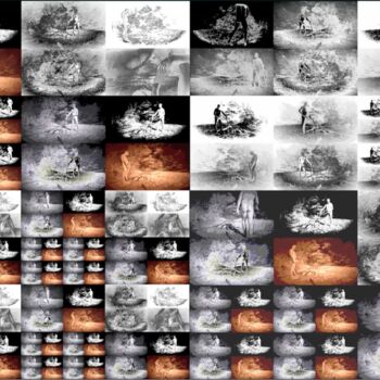 Digital Arts titled "back to bare basics" by Friedrich Ursprung, Original Artwork, Digital Collage