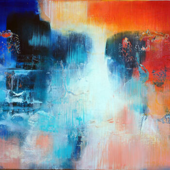 Peinture intitulée "abstract, ohne tite…" par Konstantin Grabowski, Œuvre d'art originale, Pigments Monté sur Châssis en bois