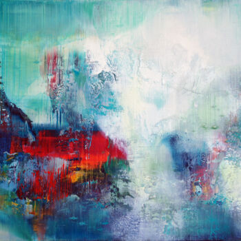제목이 "abstract, ohne tite…"인 미술작품 Konstantin Grabowski로, 원작, 기름 나무 들것 프레임에 장착됨