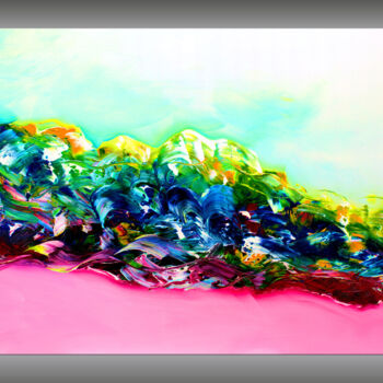 Pintura titulada "Summer Dance" por Edelgard Schroer, Obra de arte original, Acrílico Montado en Bastidor de camilla de made…