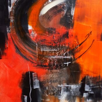 Pintura titulada "DÉSÉQUILIBRE / IMBA…" por Michele Madeleine Guillot, Obra de arte original, Acrílico