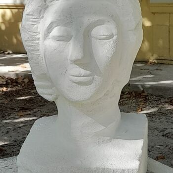 Sculpture titled "Adf" by Claude Delaflor, Original Artwork, Stone