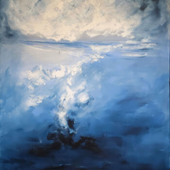 Malerei mit dem Titel "Solitude" von Sophia Kühn, Original-Kunstwerk, Acryl Auf Keilrahmen aus Holz montiert