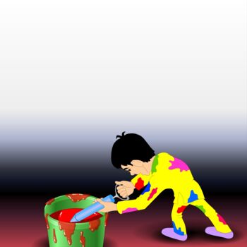 제목이 "A person in brightl…"인 디지털 아트 Shamim Shaikh로, 원작, 2D 디지털 작업