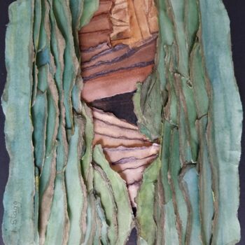 Collages titled "Cycle IV" by Isabelle Stagg, Original Artwork, Collages
