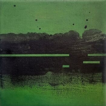 「Sequences 16」というタイトルの絵画 Alex Munzoneによって, オリジナルのアートワーク, アクリル その他の剛性パネルにマウント