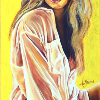 Painting titled "Collection Arc en c…" by Jacques Maupas, Original Artwork, Oil Mounted on Wood Stretcher frame