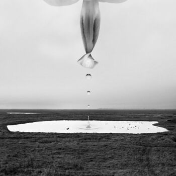 Photographie intitulée "Alien #2" par Hervé Gergaud, Œuvre d'art originale, Photographie manipulée