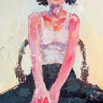 Painting titled "Alice" by Vlad Gabelev, Original Artwork, Acrylic