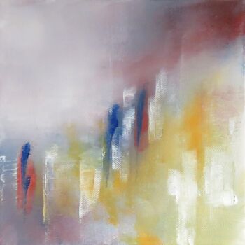 Peinture intitulée "Prélude 3" par Sandrine Hirson, Œuvre d'art originale, Huile Monté sur Châssis en bois