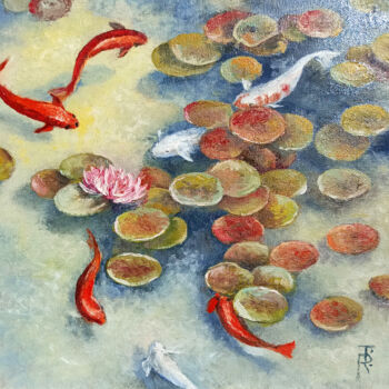 Pintura titulada "In peace" por Tamara Rozinskay, Obra de arte original, Oleo Montado en Cartulina