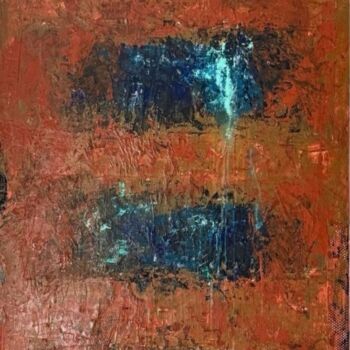 Pintura titulada "Abyss of Memory" por Betsey Ervin, Obra de arte original, Acrílico Montado en Otro panel rígido